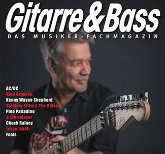 EVH on the cover of Guitar & Bass magazine (Germany)