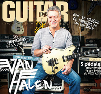 EVH on the cover of Guitar Part magazine (France)