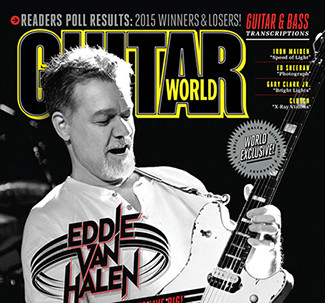 EVH on the cover of Guitar World