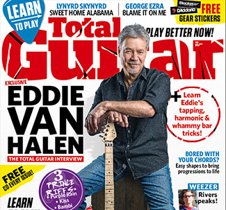 EVH on the cover of Total Guitar Magazine